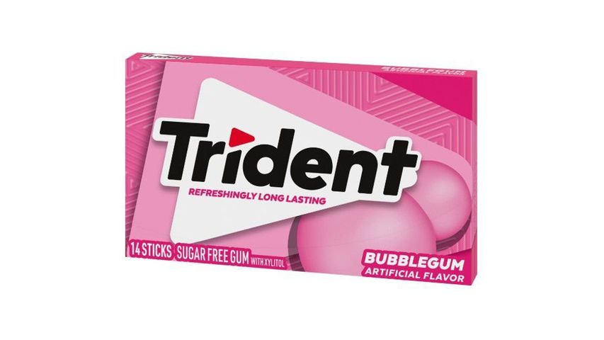 Trident Bubble Gum 14 Sticks