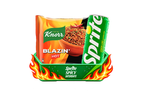 Sprite Can 250ml + KNORR BLAZING NOODLES 102G