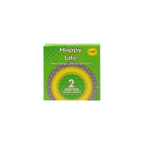 Happy Life Condoms Dotted 2 Pieces