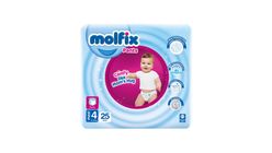 Molfix Diaper Pants Maxi Twin Pack Size 4 (9-14kg) 25 Pcs