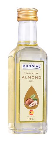 Mundial Almond Oil Pure 100% Bottle 100Ml