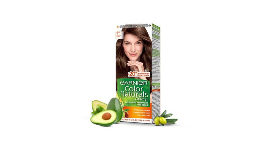 Garnier Color Naturals 5.5 Creamy Coffee Enriched With 3 Essential Oils