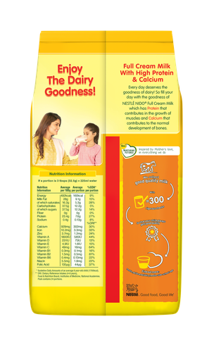NESTLE NIDO Full Cream Milk Powder 800g Pouch