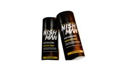 Nish Man Hair Building Keratin Fiber Black 21g