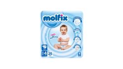 Molfix Diaper Maxi Twin Pack Size 4 (7-14kg) 25 Pcs