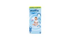 Molfix Diaper Maxi Jumbo Pack Size 4 (7-14kg) 50 Pcs