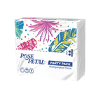 Rose Petal Serviette Party Pack White - 300 Sheets