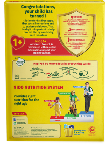 Nestle Nido Growing up Formula 1+ Powder 375g