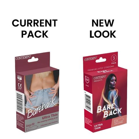 Bareback Ultra Thin Condoms 3 Pieces