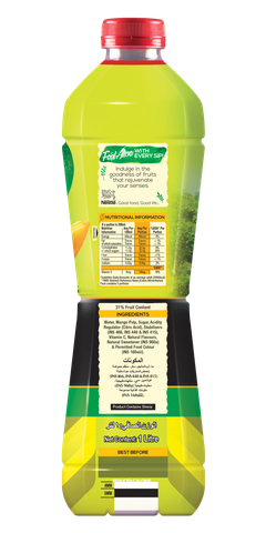 Nestle Fruita Vitals Chaunsa Mango Nectar 1000ml