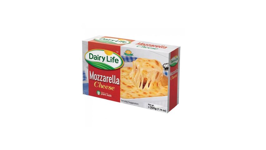 Dairy Life Cheese Mozzarella Block 200g