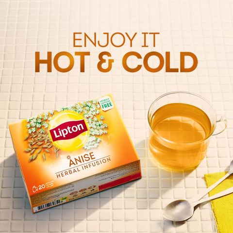 Lipton Herbal Infusion - Anise Tea - 20 Envelope Tea Bags