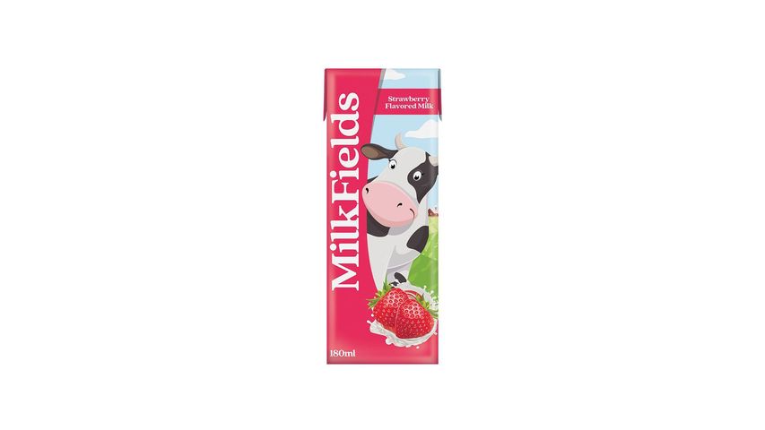 MilkFields Strawberry Flavored Milk 180ml