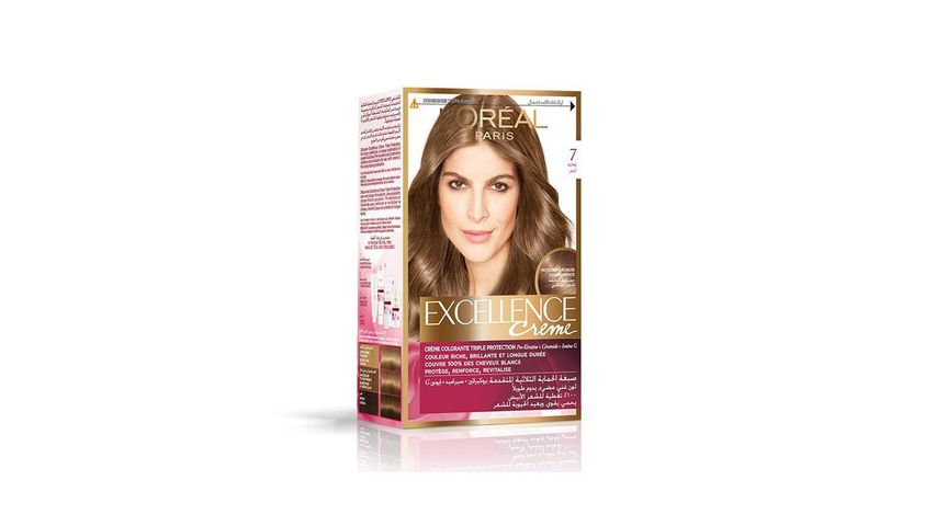 L'Oreal Hair Colour 7 Blonde 1 Box
