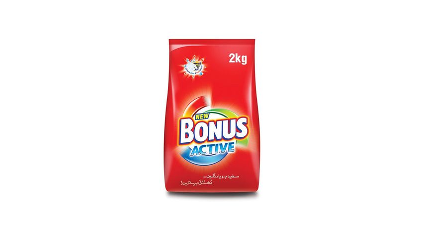 Bonus Active Detergent Washing Powder 2kg