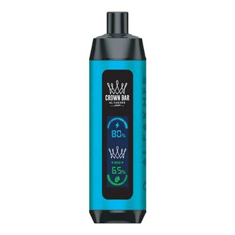 Al Fakher Crown Bar Disposable Black Current Mint Ice 8000 Puffs (5mg) 1 Piece