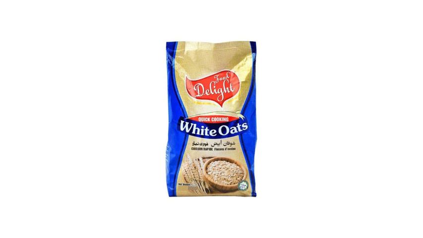 Food Delight Quick Cooking White Oats Pouch 200g
