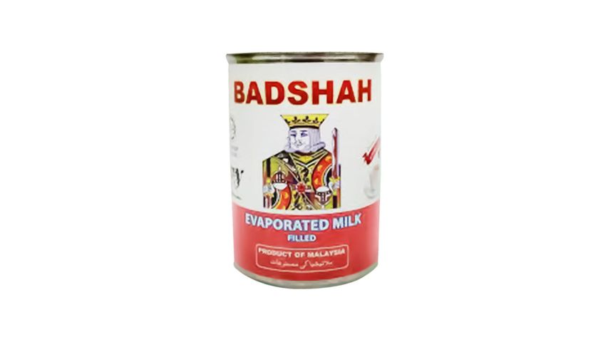 Badshah Evaporated Milk 390g