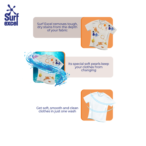 SURF EXCEL WHITE WASHING POWDER 950G