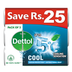 Dettol Soap Cool 3 x 80g Pack