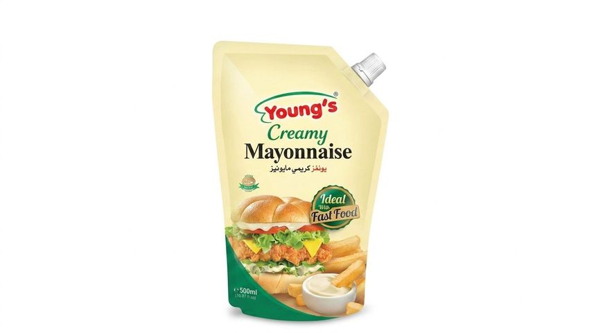Young's Mayonnaise Creamy 500ml Pouch
