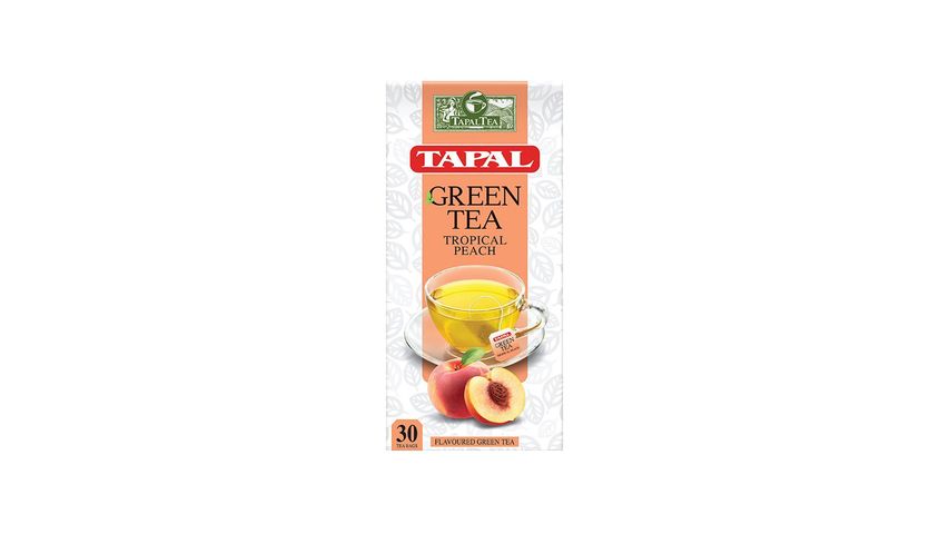 Tapal Tropical Peach Green Tea 45g