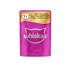 Whiskas 1+ poultry feast in jelly with chicken 85G
