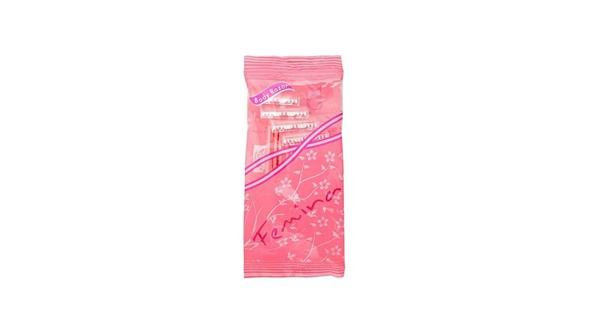 Femina Body Razor (Pouch) 4+1 Pieces