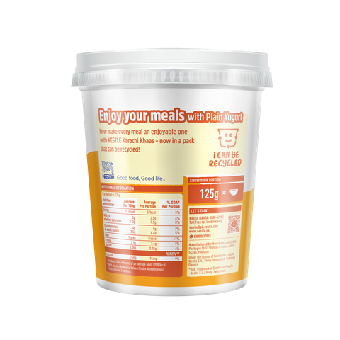 Nestle Karachi Khas Unsweetened Yogurt 400g