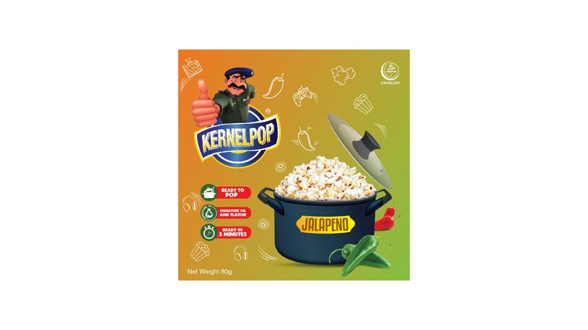 Kernelpop Kettle Corn Jalapeno 80g