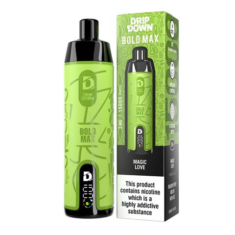 Drip Down DTL Bold Max Magic Love (3mg) 15000 Puffs 1 Unit