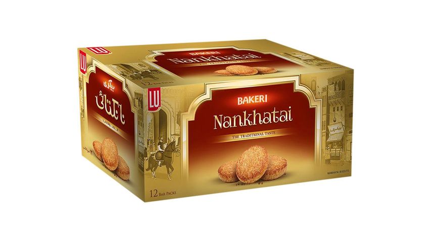 Bakeri Nankhatai Bar Packs 12 Pieces