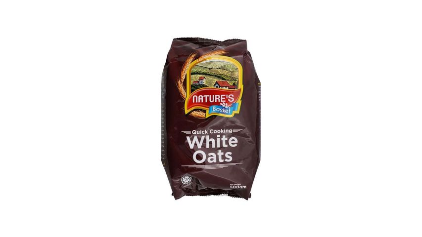 Nature's Basket White Oats, 500g