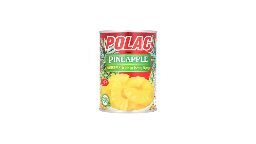 Polac Pineapple Slices Tin 540Gm Broken