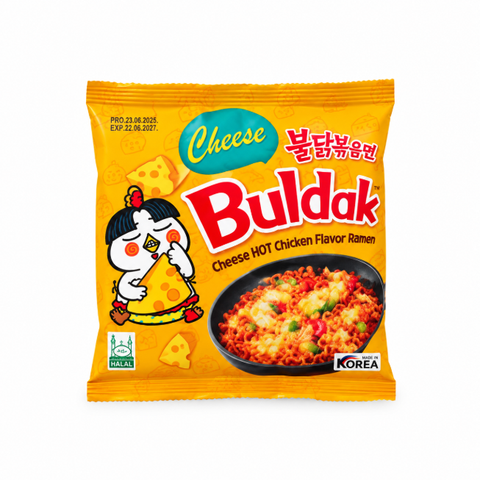 Samyang Buldak Cheese Hot Chicken Flavor Ramen – Spicy Instant Noodles