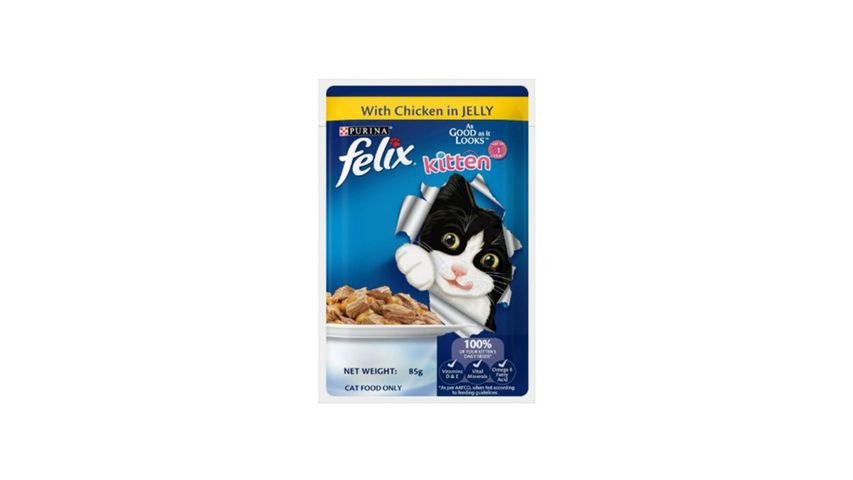 Felix Adult Kitten Chicken 85g