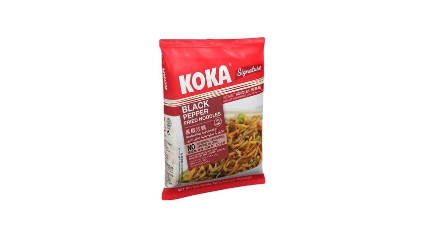 Koka Black Pepper Fried Instant Noodles (Pouch) 85g