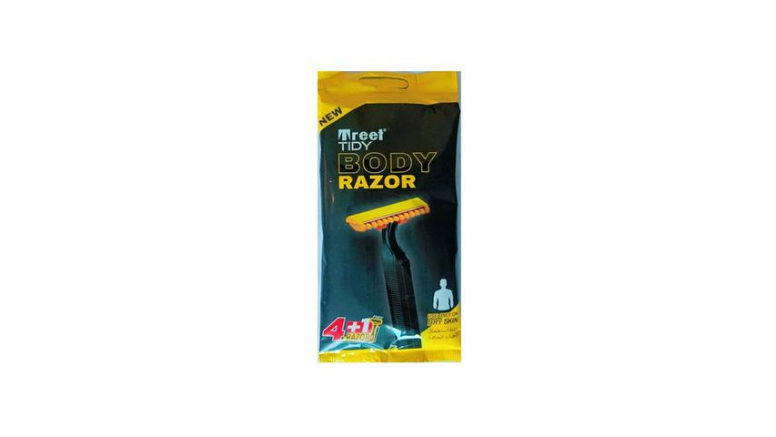 Treet Tidy Body Razor Disposable Razor 4+1 Pieces