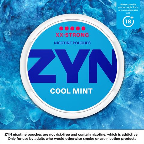 ZYN Cool Mint 13.5mg (5 Dot) XX-Strong Nicotine Pouches 1 Can