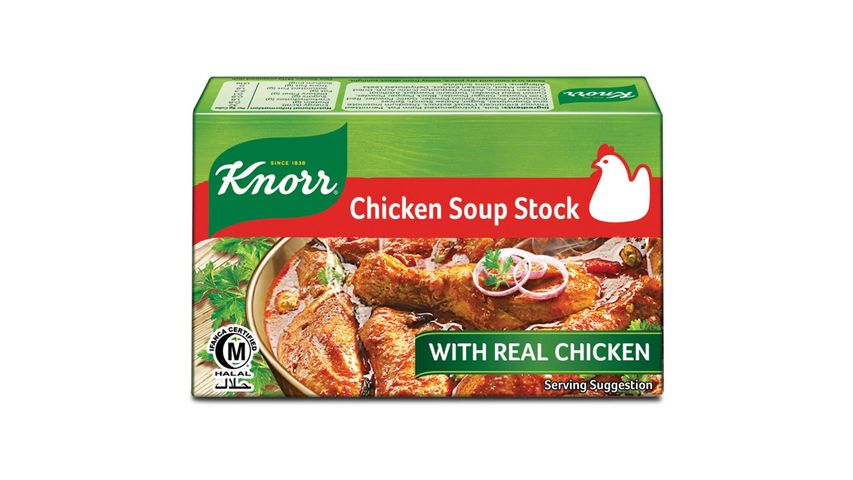 KNORR BOUILLONS CHICKEN CUBE 18G