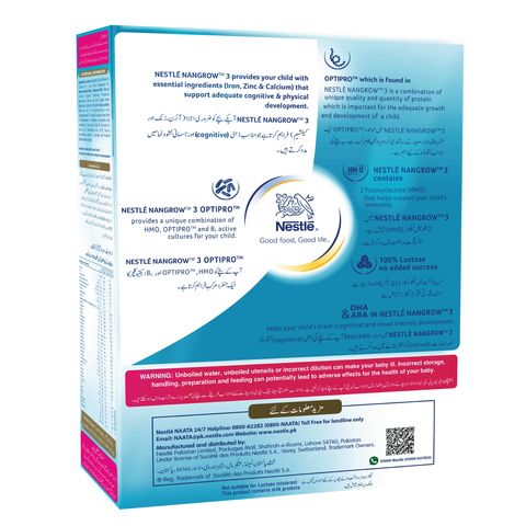 Nestle Nangrow 3 Growing-up Formula 300g Box
