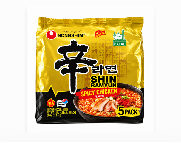 Nongshim Shin Ramyun � Spicy Chicken (Imported)