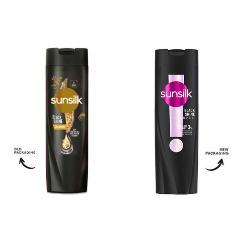 SUNSILK BLACK SHINE SHAMPOO 185ML