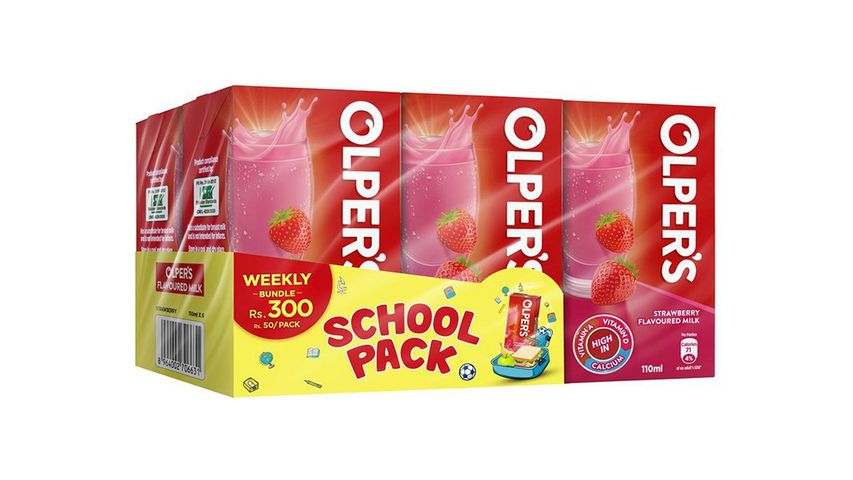 Olper's Flavored Milk Strawberry School Pack (6 Pieces x 110ml)