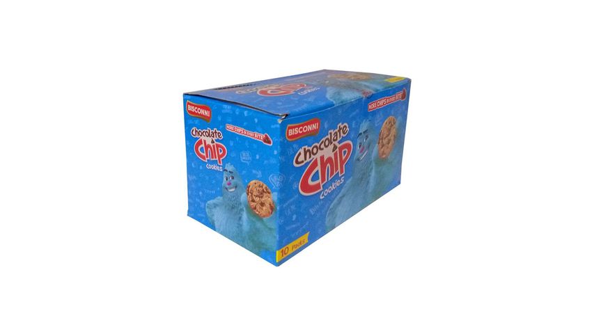Bisconni Chocolate Chip Cookies Half Roll Box