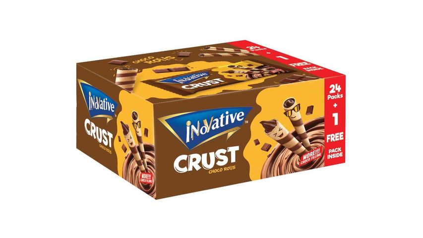 Innovative Crust Choco Roll Snack Pack Box
