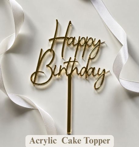 Acrylic Cake Topper 1 Piece