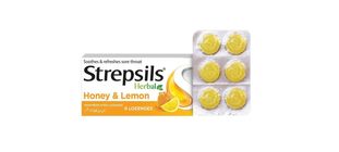 Strepsils Lozenges Honey & Lemon 1 Strip x 6 Tablets