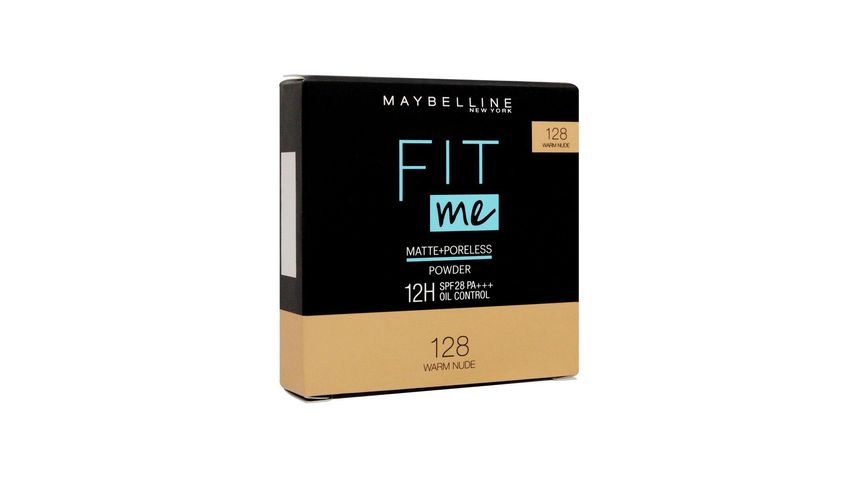 Maybelline Fit Me Matte Poreless Powder No.128 Warm Nude 6g