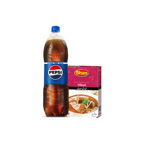 Pepsi PET 1.5l + Shan Nihari Masala 60g